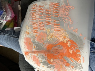 Autumn floral design DTF print